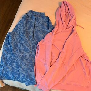 lululemon athletica Blue and Pink Men's Shirts